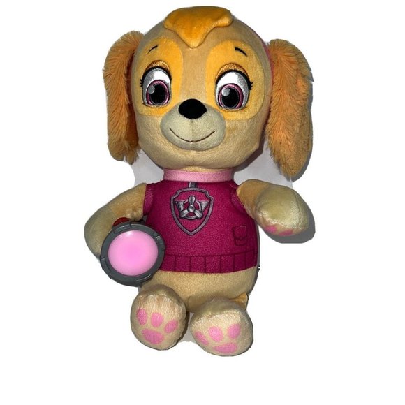 Sky Paw Patrol Snuggle Up Soft Toy With Flash Light and Sounds 14" - Picture 1 of 16